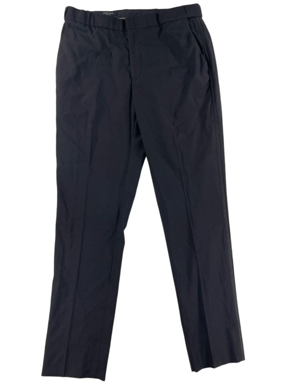 Seven 26 Pants Super 140 Merino Wool Black Dress Tailored Fit Men's Sz 32x32 NEW